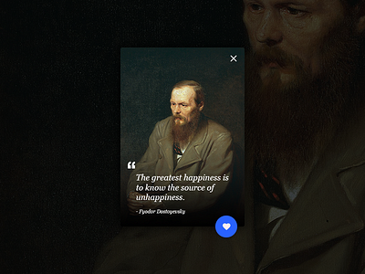 Quote Widget flat material quote ui widget