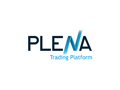 Plena Logo logo stocks trading