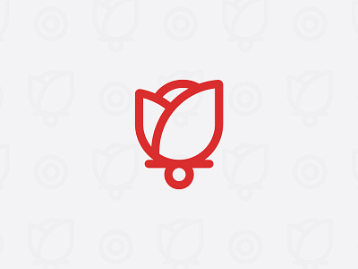 Rose Mark flower graphic design logo logomark mark red rose symbol
