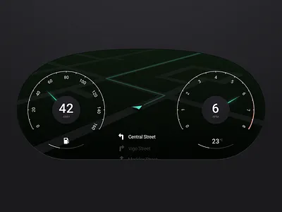 Car Interface 034 34 car car interface dailyui panel ui