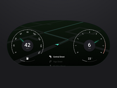 Car Interface 034 34 car car interface dailyui panel ui