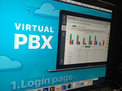 Screen #1 cloud call number interface saas services ui ux virtual phone