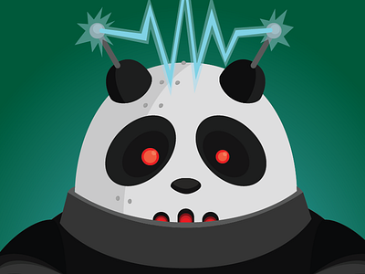"MonochroBear 2000" bear panda vector