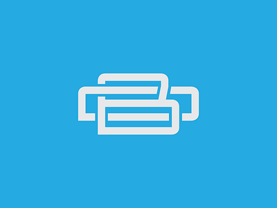 'BD' Monogram brand icon logo minimal monogram symbol