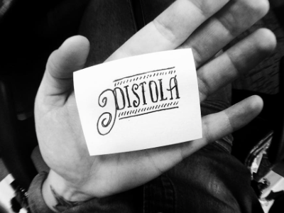 "Pistola" doodle draw drawing handlettering handmade incubus lettering lyrics type typography