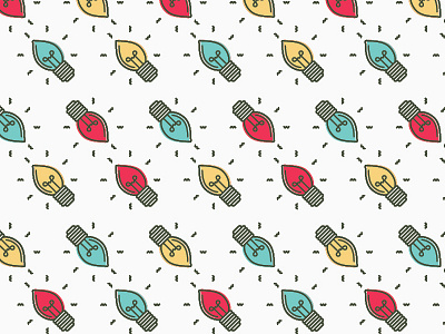 Bulb Pattern bulbs christmas holiday lights
