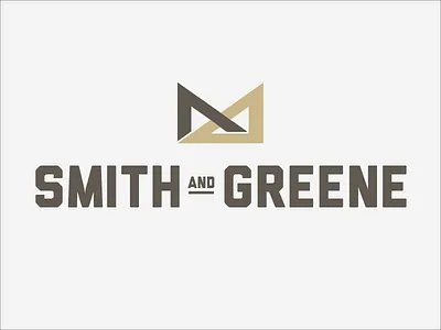 Smith & Greene Logo branding construction design logo