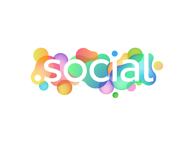 .social bubble bubbles colorful colors connect connecting dot dots morphing network networking social