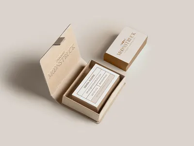 Moonstruck Conceptual Branding business cards wedding
