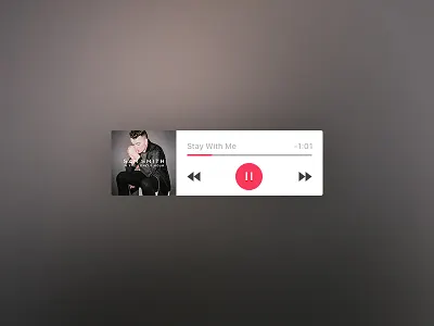 Day009 | Music Player music player ui