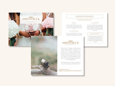 Moonstruck Conceptual Branding media kit wedding welcome kit