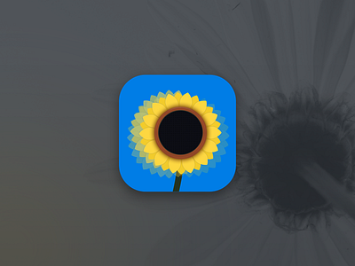 Lafo - App Icon app fingerholic icon ios livephoto photo sunflower