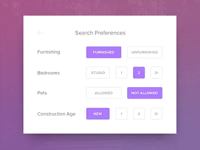 Settings challenge dailyui day7 filter settings