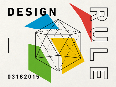 DESIGN RULE geometric graphic presentation