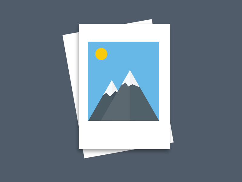 Photo Gallery animation design flat gallery gif illustration motion graphics photos vector