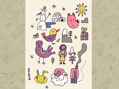 winter Dribble Draft card jamie mood picture schnuppe.ch winter xmas