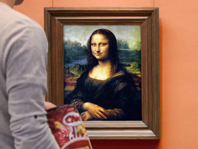 The art of seduction - Chio art chio mona lisa painting seduction