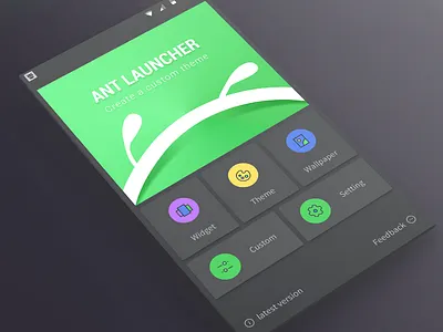 UI setting theme ui wallpaper widget