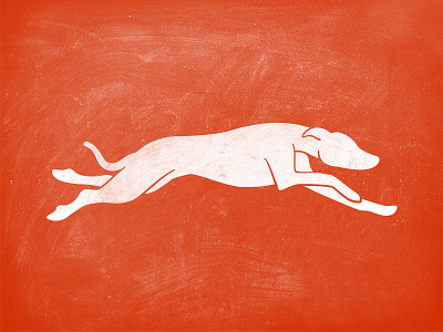 Whippet chalkboard dog logo race run whippet win