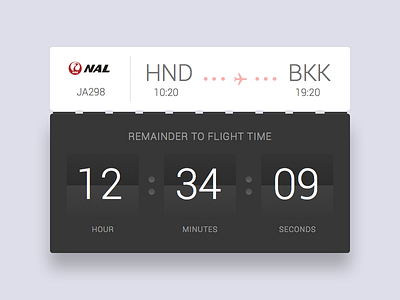 Adventar02 - Countdown countdown flat timer ui