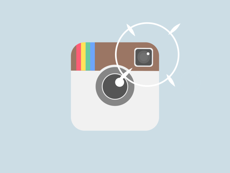 Instagrammer after effects animated animation camera flat fun gif instagram photography smooth