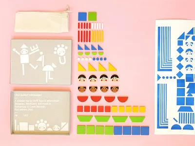 LELU Wooden Toy character children geometric geometry illustration kids knoll photo poster toy wood wooden