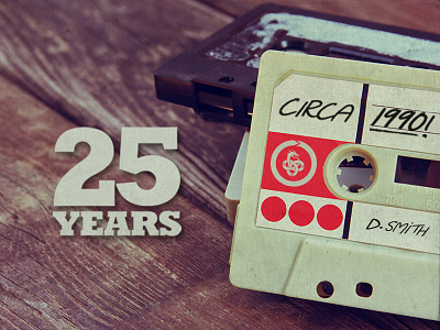 25 Years 1990 advertising cassette tape
