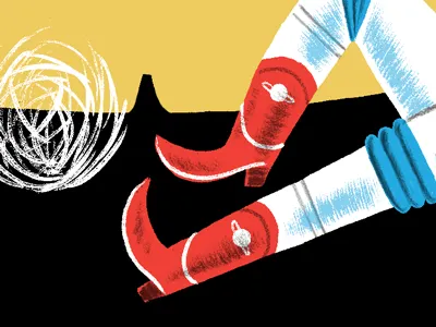 Space Boots 50s astronaut boots character childrens book cowboy cowboy boots ranger retro space