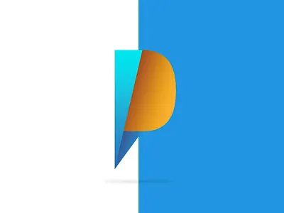 P is for... gradient illustration letter p secret