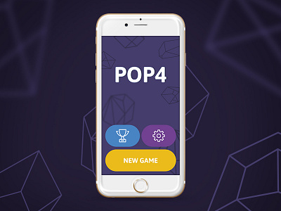 POP4 - free puzzle game android app application free game ios logic minimalism numbers phone screen