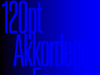 Akkordeon Typeface black