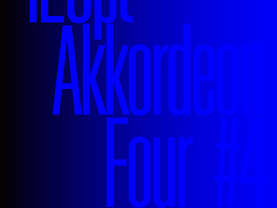 Akkordeon Typeface black