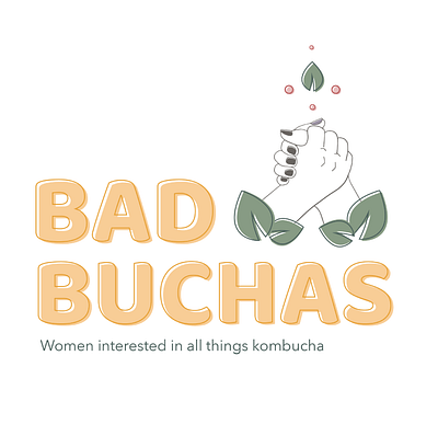 Logo Design for Bad Buchas logo package design print design