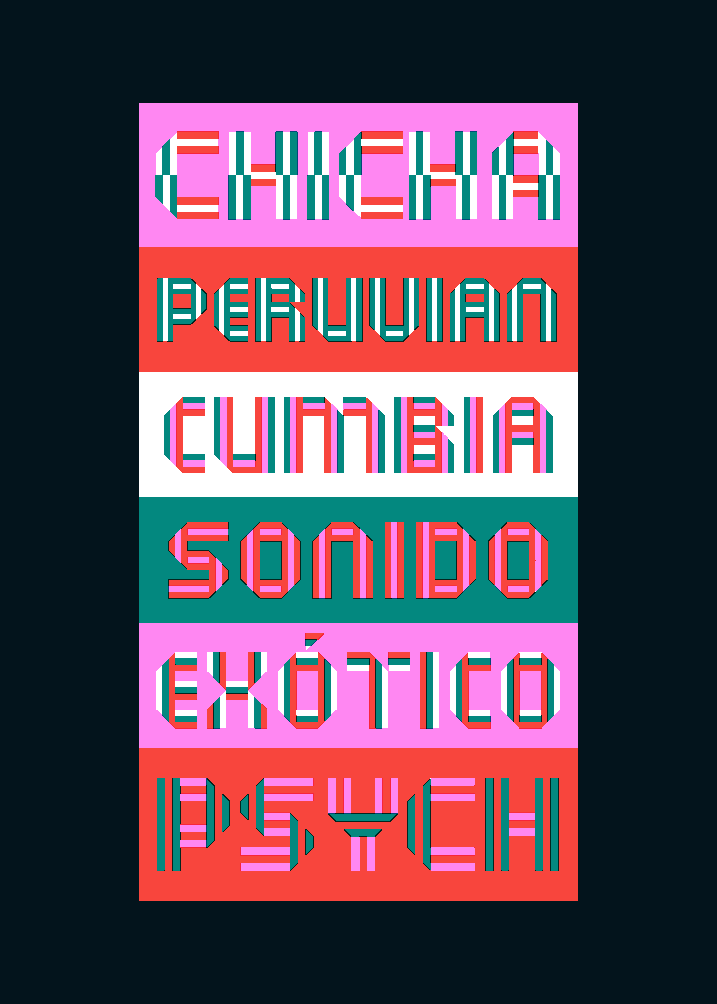 Psych Type lettering