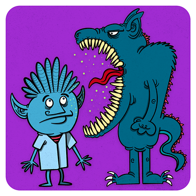 Tremenda Bronca cartoon child design illustration monster monsterdoodle