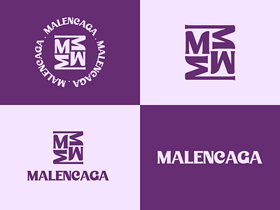 Malencaga - Fashion Brand Logo apparel logo branding circle logo clothing logo elegant logo fashion fashion brand fashion brand logo letter logo lettermark logo logo design logotype m logo m logo design minimal logo monogram logo timeless logo typography logo wordmarks