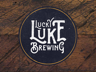 Lucky Luke Brewing Co. branding brewing typography