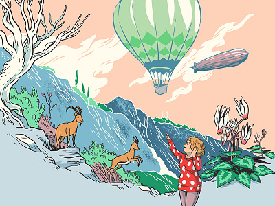 Imagination will take you everywhere illustration inspirational