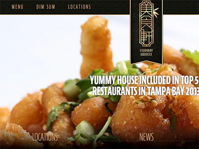 Yummy House chinese food large image restaurant web