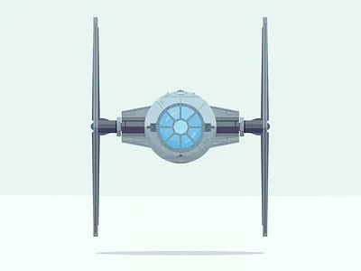Tie Fighter illustration movies pop culture sci fi star wars tie fighter vector