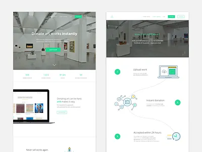 UI | Startup website design mobile one pager sketch sketchapp startup site tech ui ux website