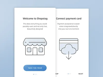 Daily UI challenge #023 — Onboarding app card challenge daily dailyui onboarding tutorial ui walkthrough