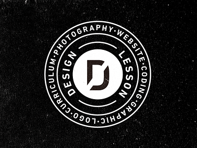 Designless Concept circle emblem logo philosophy typography