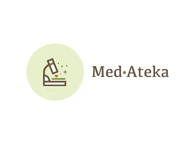 MedAteka logo concept concept logo med medateka pharma