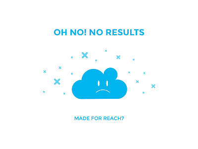 No Results cloud empty status icon sad stars