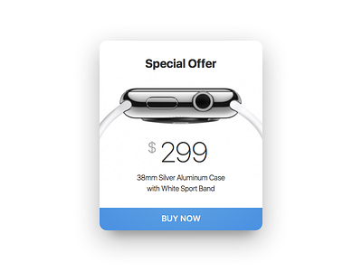Special Offer 036 36 apple dailyui special offer watch