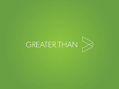 Greater Than Logo abstract health icon illusion logo mark medical simple vector