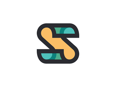 "SS" Mark #1 branding letter logo mark vector