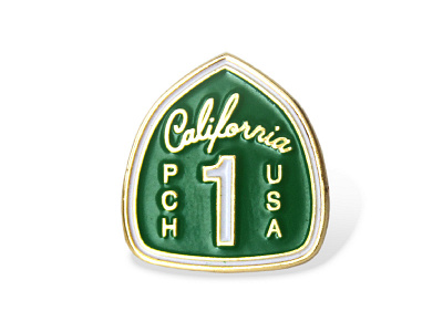 Pch Enamel Pin california enamel pin highway palm canyon drive pch