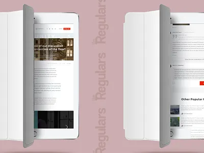 The Regulars app article comment forum freelance the regulars topic web